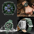 Relógio NAVIFORCE Militar Luxo