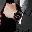 MAOYUAN 2025 New Top Men's Watch Calendar Sports Leisure Fashion Style Brown Black Leather Waterproof Quartz Watch